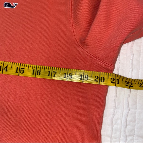 Vineyard Vines Pima Cotton Soft Coral 1/2 zip - Picture 4 of 5